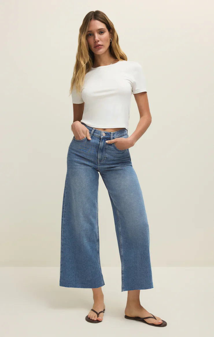 Nova Crop High Rise Wide Leg