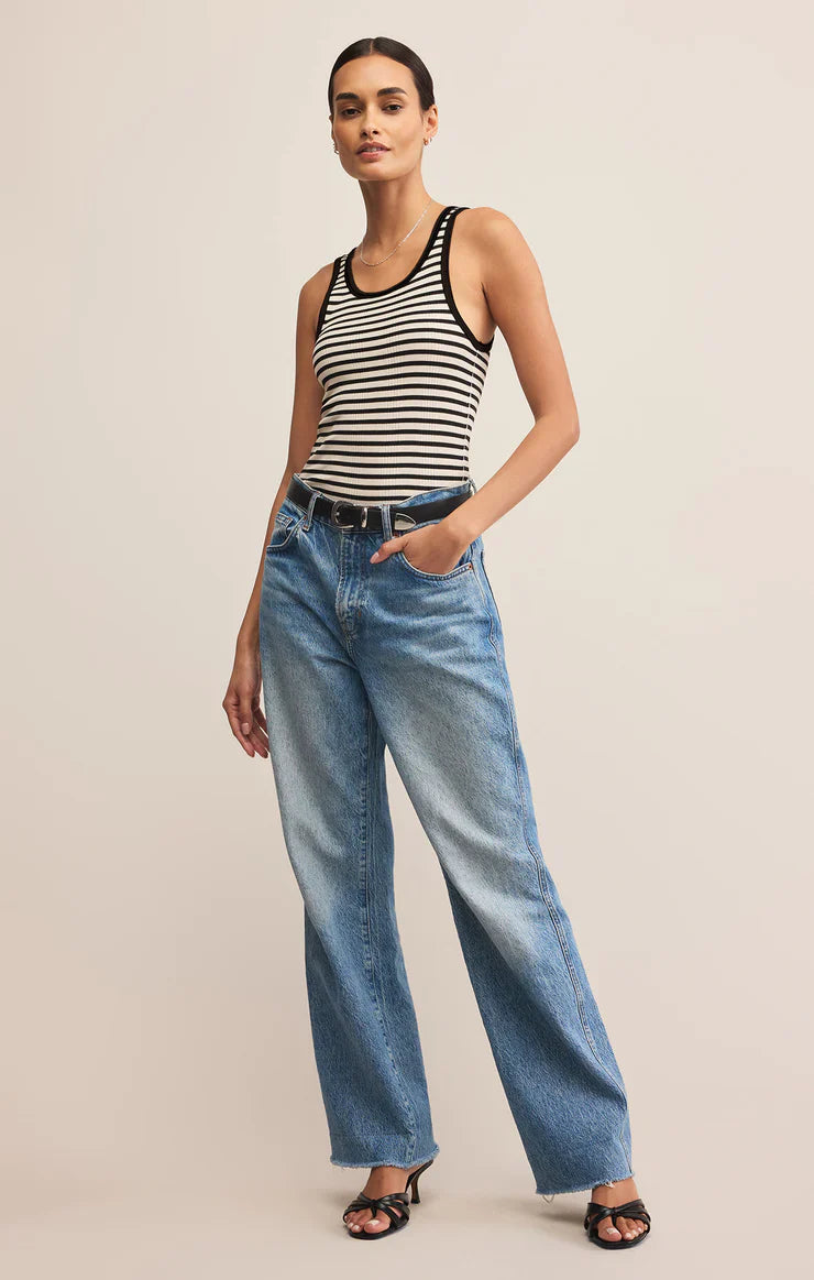 Classic Striped Scoop Tank