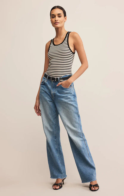 Classic Striped Scoop Tank