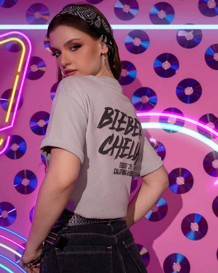 A . OVERSIZED PRINTED T-SHIRT