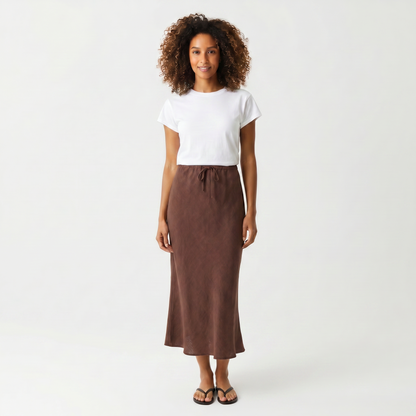 Cassia Linen Skirt