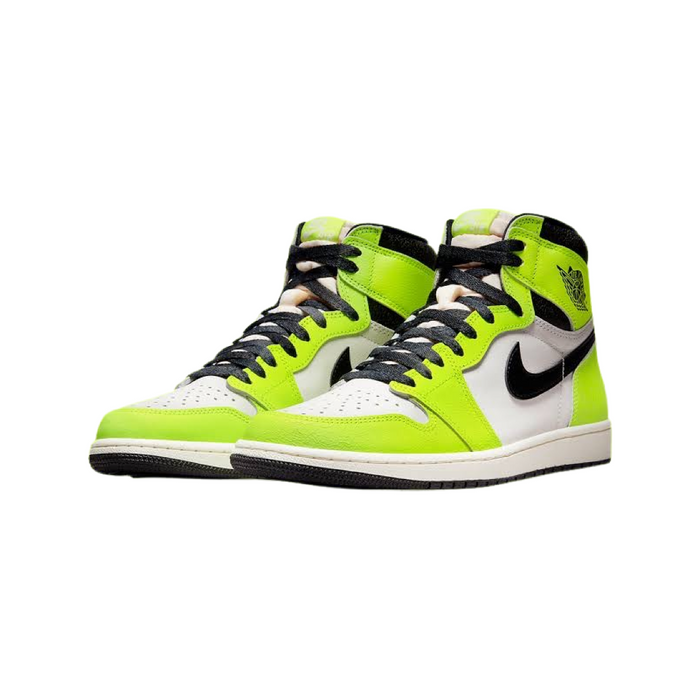 Air Jordan 1 High Retro Visionaire Volt Black Sail 555088-702