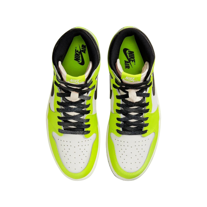 Air Jordan 1 High Retro Visionaire Volt Black Sail 555088-702