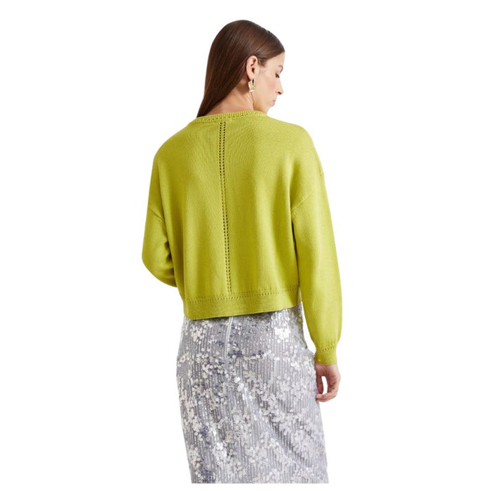 Alcuno Cotton Crew Neck Cardigan 2613341094200