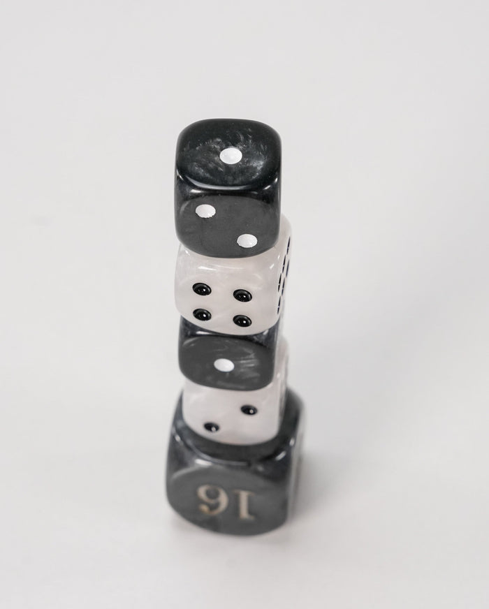 Backgammon Dice Set - Marbled - Game - Chess-House