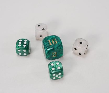 Backgammon Dice Set - Marbled - Game - Chess-House