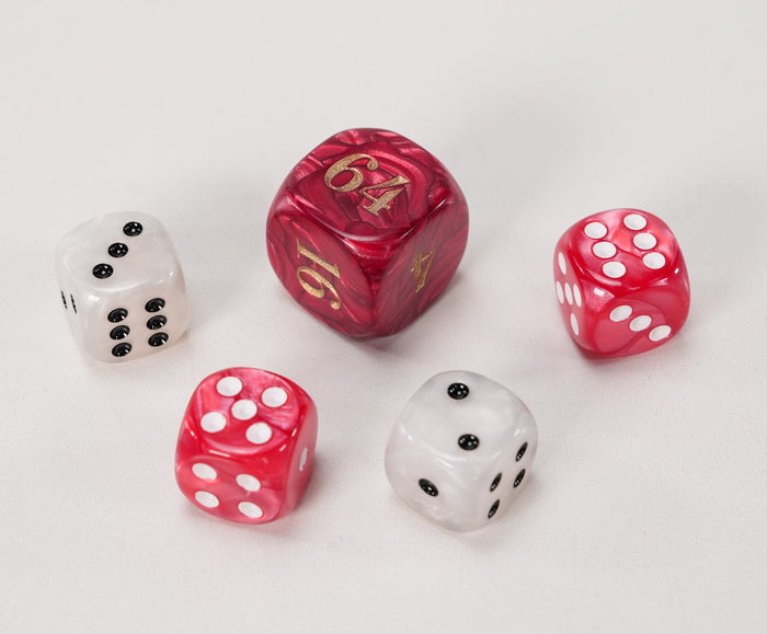 Backgammon Dice Set - Marbled - Game - Chess-House