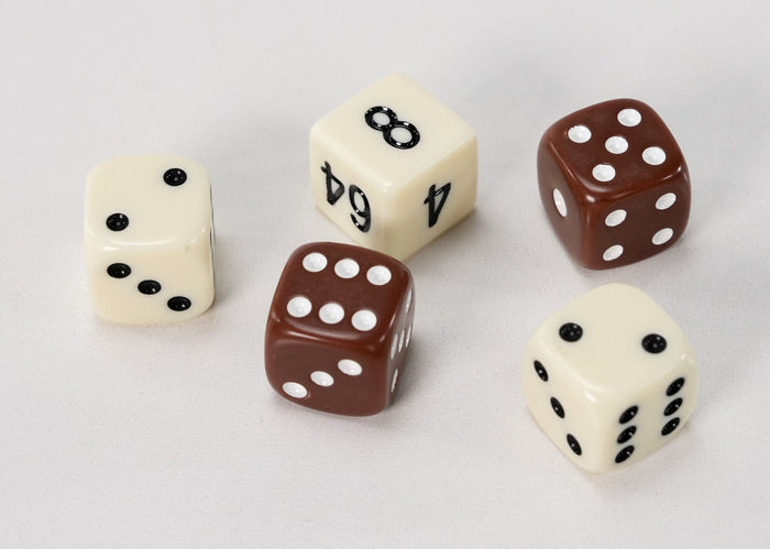 Backgammon Dice Set - Solid - Game - Chess-House