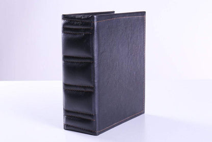 Black Leatherette Book Style Chess Box - Box - Chess-House