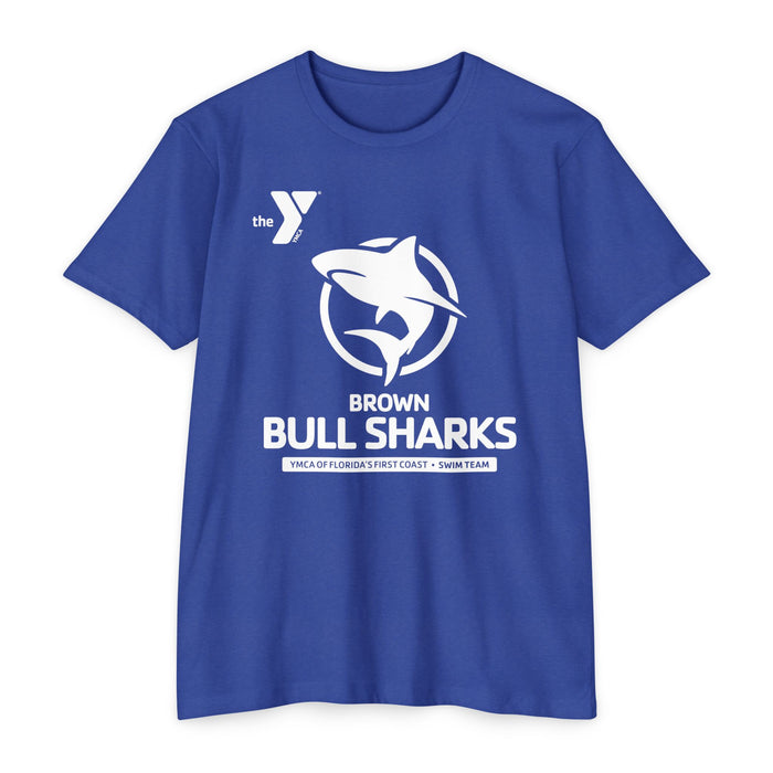 Brown Bull Sharks Unisex CVC Jersey T-shirt