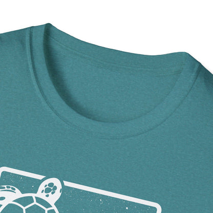 Brown Y Twin Sea Turtles Unisex Softstyle T-Shirt
