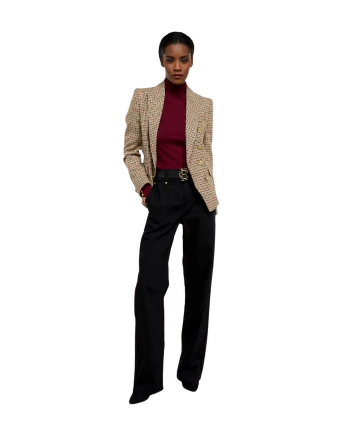 Buttoned Knit Roll Neck Womens Jumper