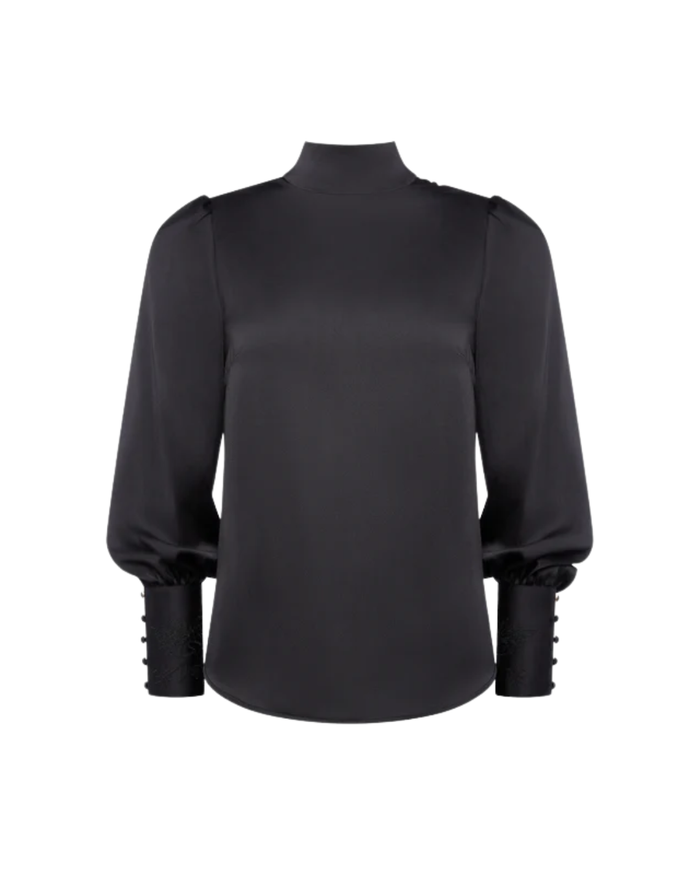 Carmen High Neck Blouse