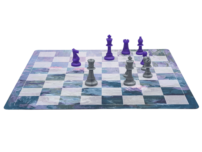 A Chess Set for Mom - Watercolor Lilies by Epic Chess Boards - Chess Set - Chess-House