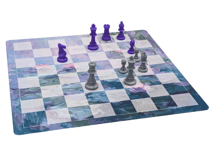 A Chess Set for Mom - Watercolor Lilies by Epic Chess Boards - Chess Set - Chess-House