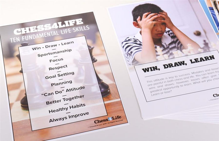Chess4Life Life Skills Poster Set - For School, Classrooms, Clubs - Accessory - Chess-House