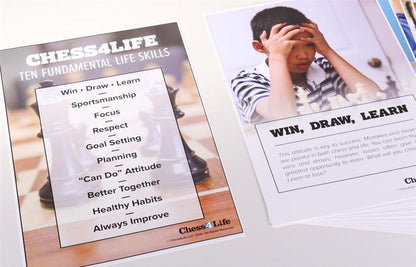 Chess4Life Life Skills Poster Set - For School, Classrooms, Clubs - Accessory - Chess-House
