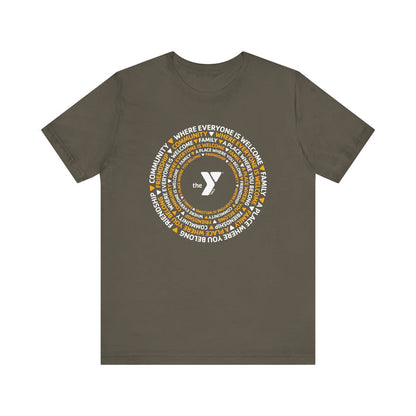 Circles Unisex Jersey Short Sleeve Tee