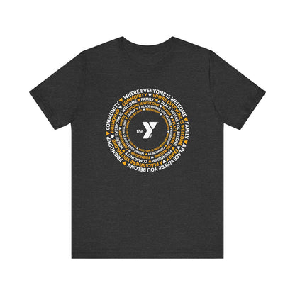 Circles Unisex Jersey Short Sleeve Tee