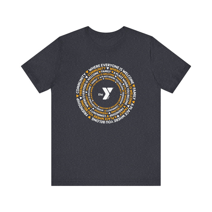 Circles Unisex Jersey Short Sleeve Tee