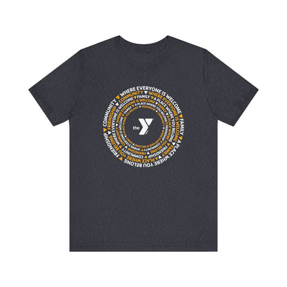 Circles Unisex Jersey Short Sleeve Tee