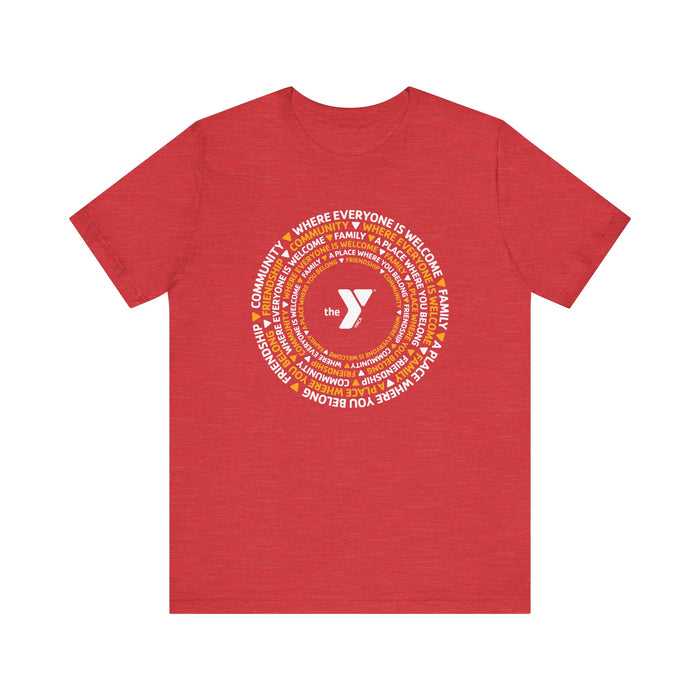 Circles Unisex Jersey Short Sleeve Tee