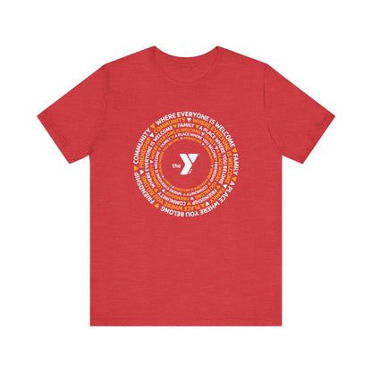Circles Unisex Jersey Short Sleeve Tee