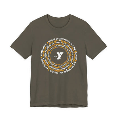 Circles Unisex Jersey Short Sleeve Tee