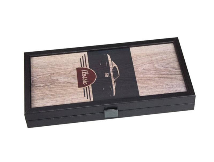 Classic Car Themed Travel Size Backgammon