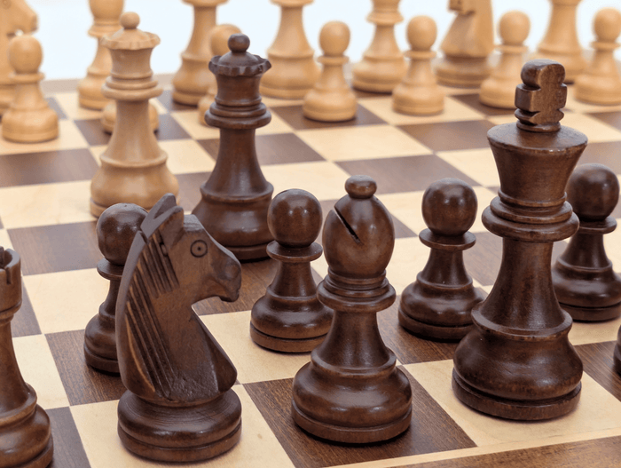 19" Weighted Chess Set - Economical Wooden Set for the Home - Chess Set - Chess-House