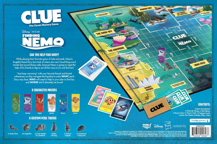 Clue Board Game - Finding Nemo Edition - Game - Chess-House
