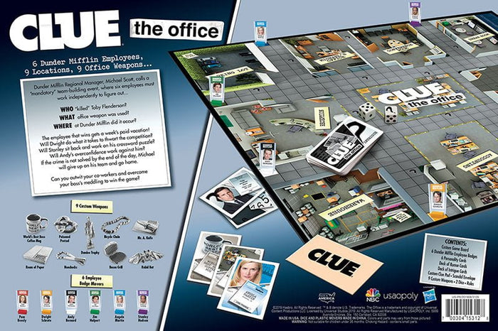 Clue Board Game - The Office Edition - Game - Chess-House