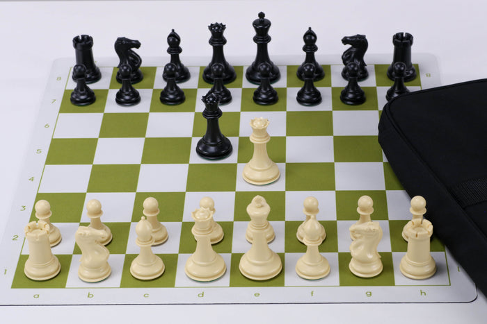 Commander Staunton Flex Pad Chess Set Combo - Chess Set - Chess-House