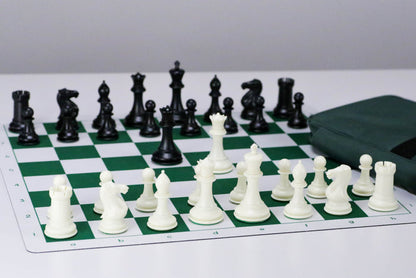 Commander Staunton Flex Pad Chess Set Combo - Chess Set - Chess-House