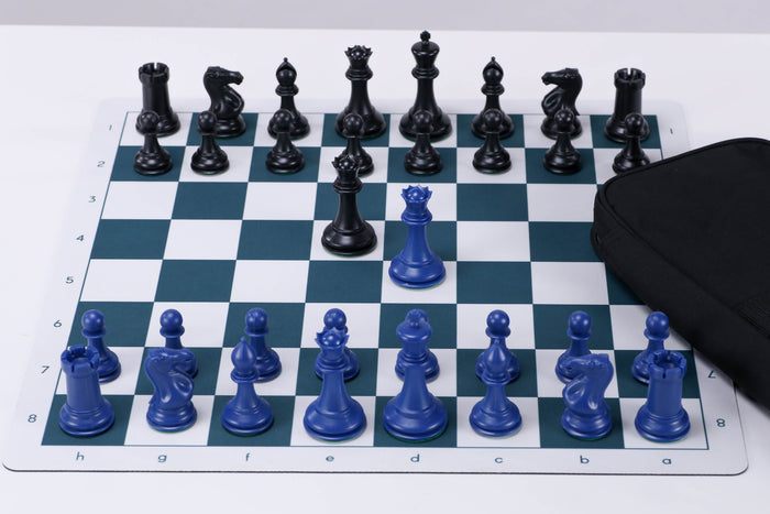 Commander Staunton Flex Pad Chess Set Combo - Chess Set - Chess-House