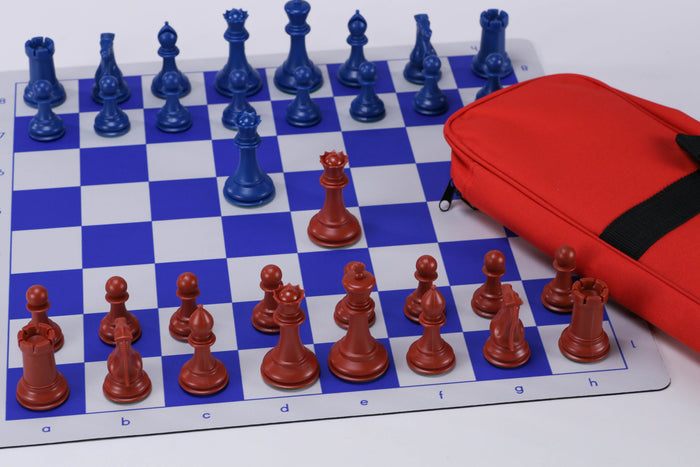 Commander Staunton Flex Pad Chess Set Combo - Chess Set - Chess-House