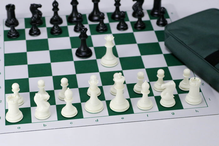 Commander Staunton Flex Pad Chess Set Combo - Chess Set - Chess-House