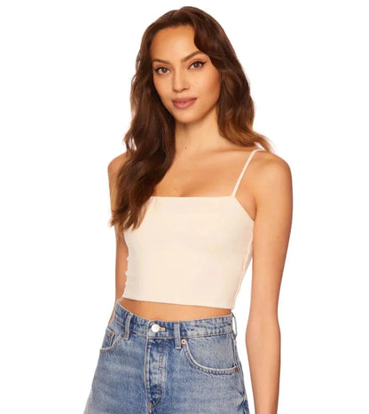 Susana Monaco Essential String Crop Top