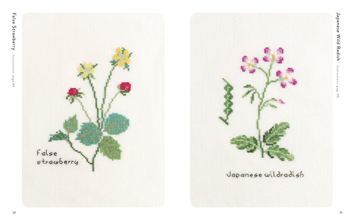 Cross Stitch Wildflowers and Grasses