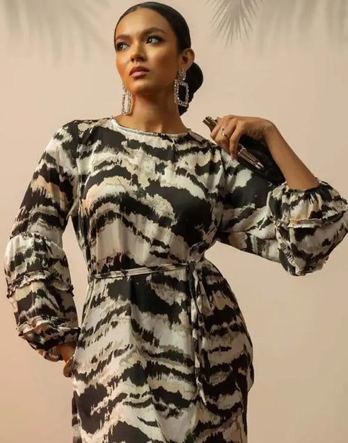 DAISY STREET PRINTED MAXI DRESS