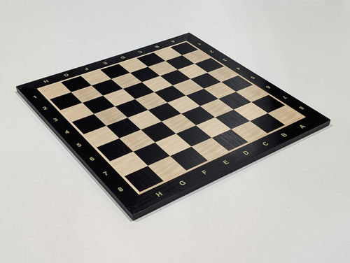 DEAL ITEM: 19" Wooden Chess Board with coordinates - Black Stained - Open Box - Chess-House