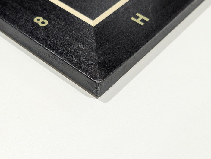 DEAL ITEM: 19" Wooden Chess Board with coordinates - Black Stained - Open Box - Chess-House