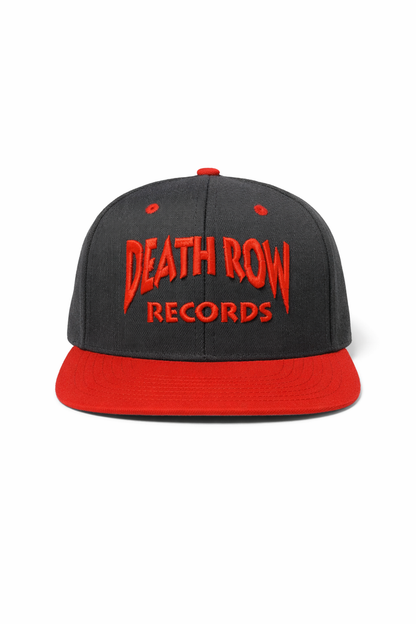 Death Row Records Snapback Cap – Black & Red - Catch Body Customs