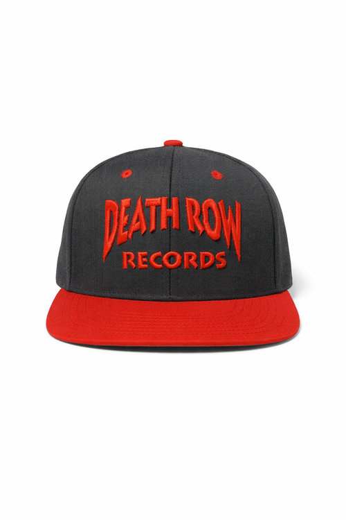 Death Row Records Snapback Cap – Black & Red - Catch Body Customs