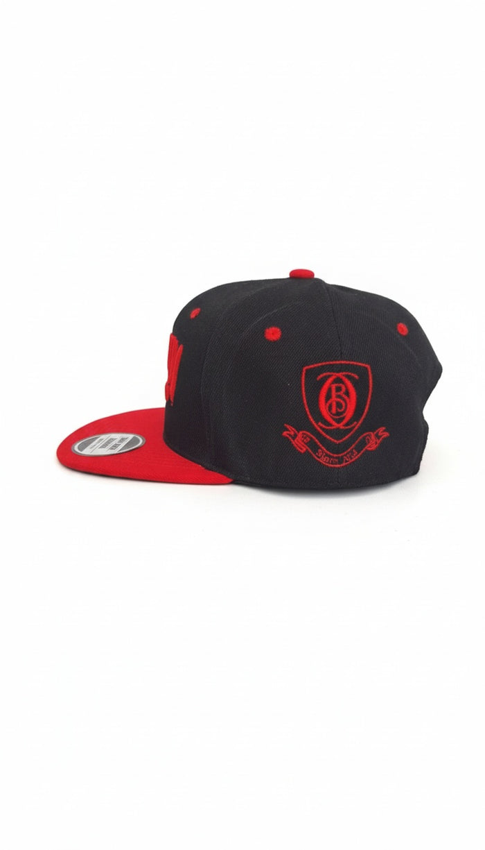 Death Row Records Snapback Cap – Black & Red - Catch Body Customs
