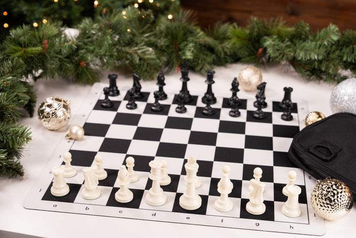Deluxe Heavy Club Flex Pad Chess Set Combo - Chess Set - Chess-House