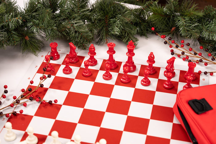 Deluxe Heavy Club Flex Pad Chess Set Combo - Chess Set - Chess-House