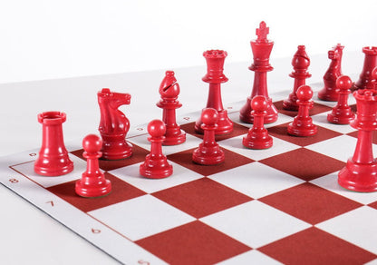 Deluxe Heavy Club Flex Pad Chess Set Combo - Chess Set - Chess-House
