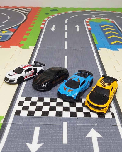 DIE-CAST RACE CAR 4pcs