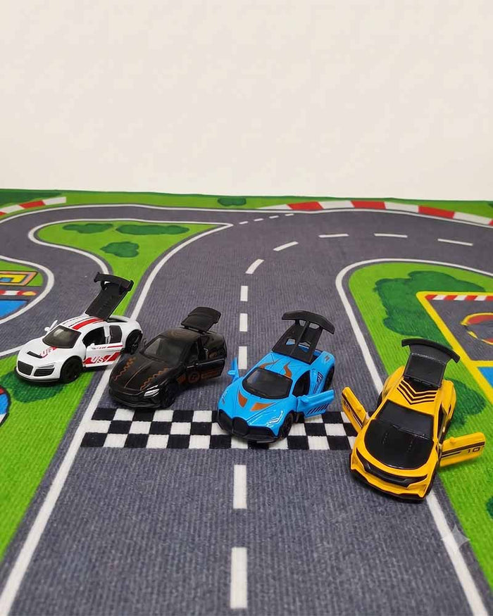DIE-CAST RACE CAR 4pcs